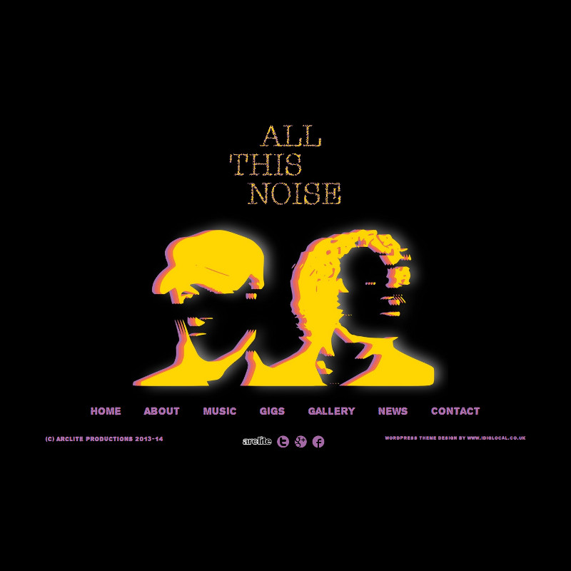 Bands website to show off Soundcloud music and Gigs, including cover artwork