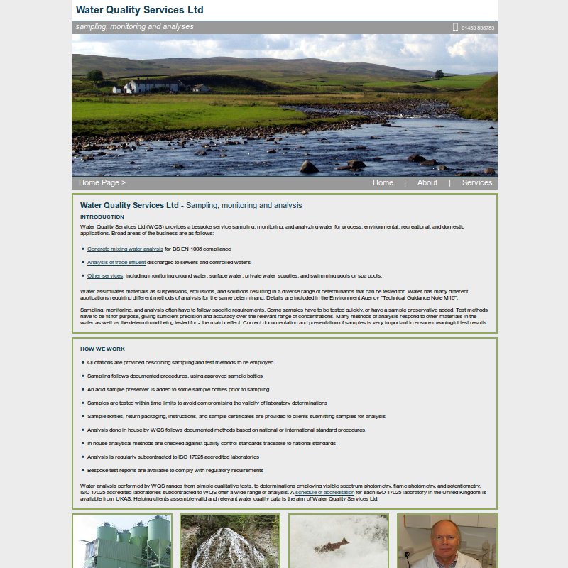 Static Brochure website for local technical services