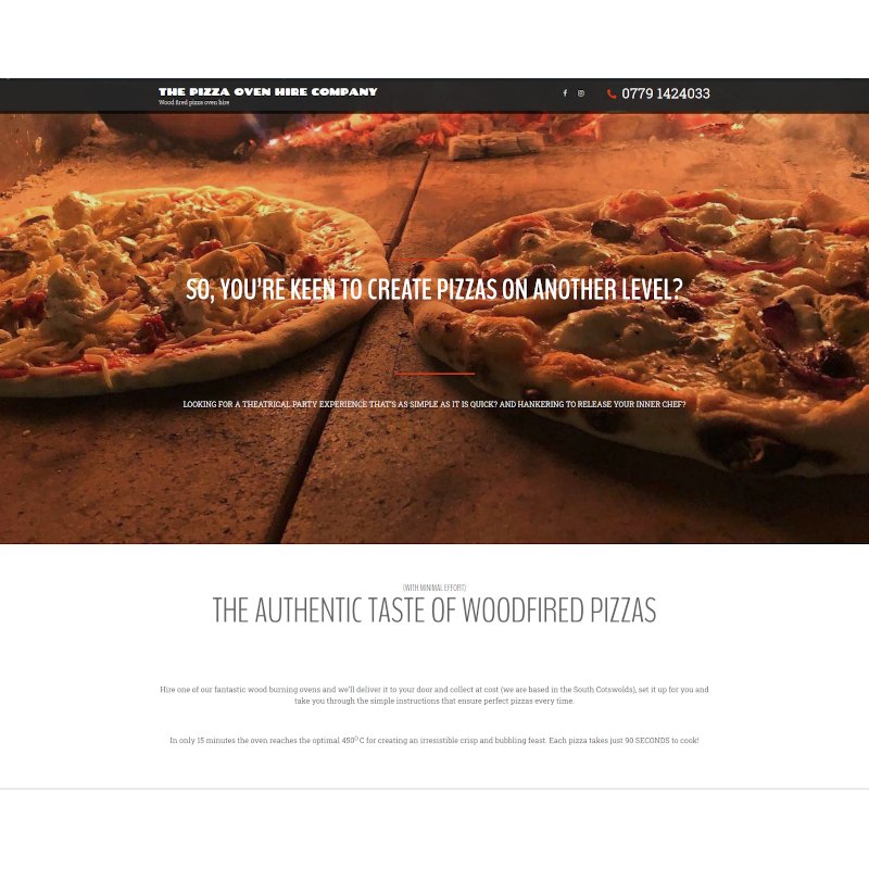 Wordpress website design with parallax scrolling effect